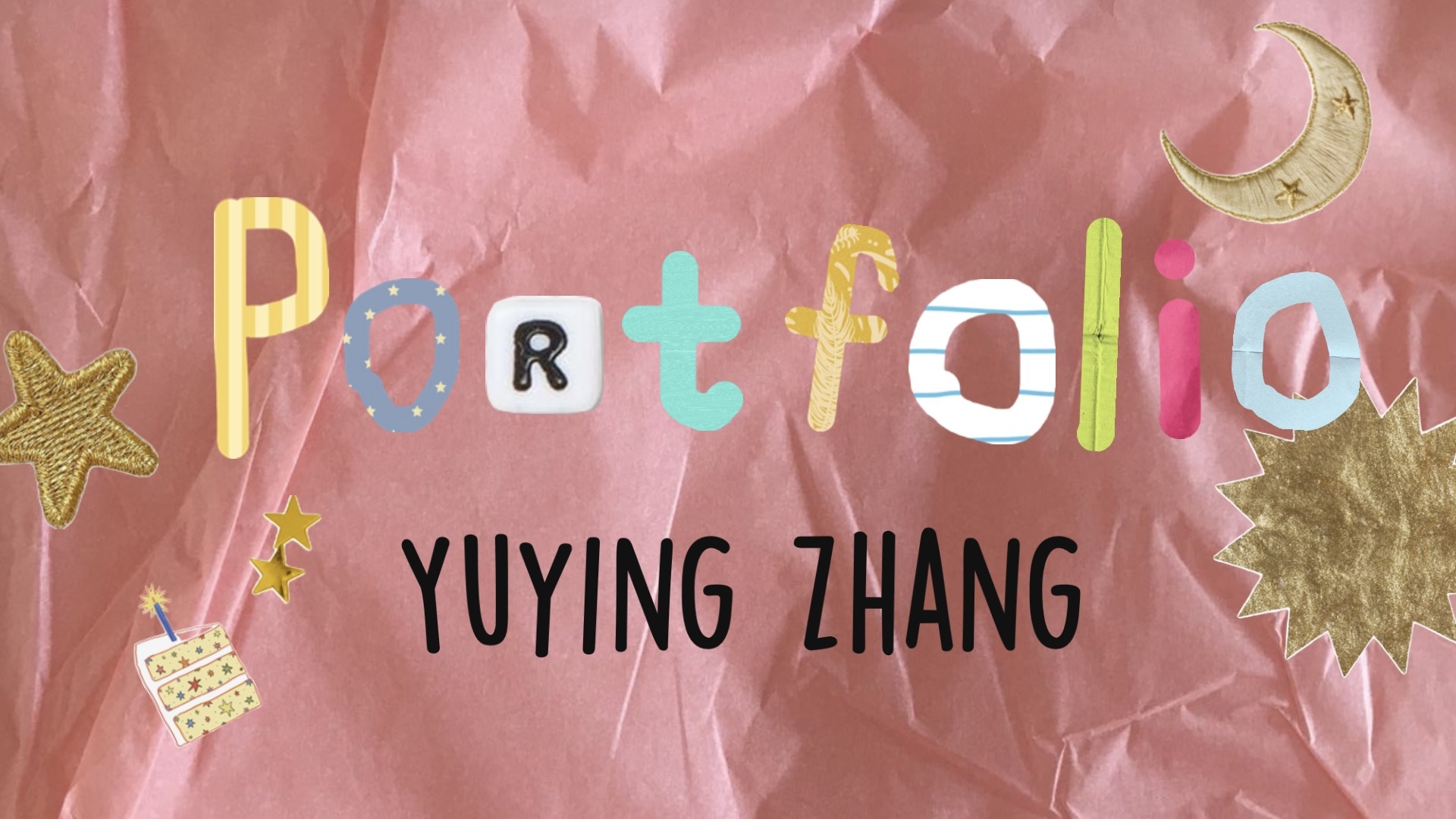 Portfolio banner for YUYING ZHANG